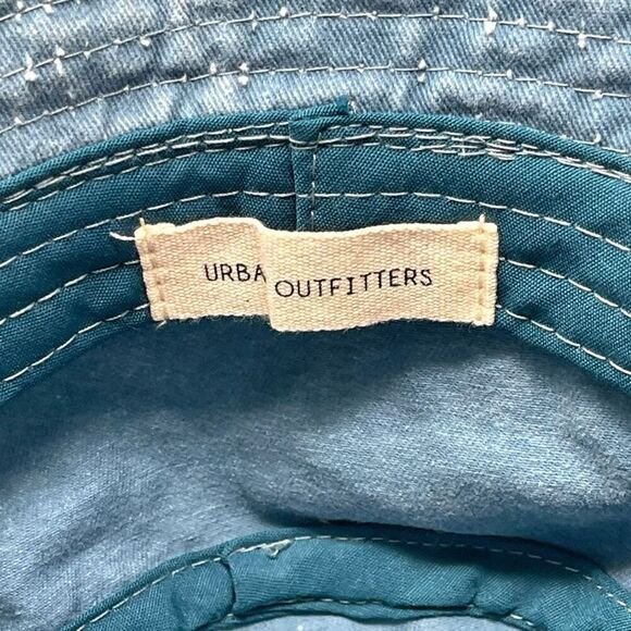 Urban Outfitters Distressed Blue Bucket Hat Cap Unisex OSFM - Picture 8 of 9